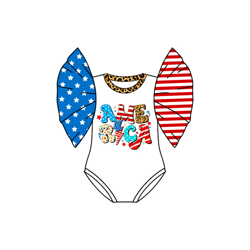 4.11 custom each style moq 5eta 4-6week Sibling Sisters USA baby boy short sleeve shorts sets and rompers match family design