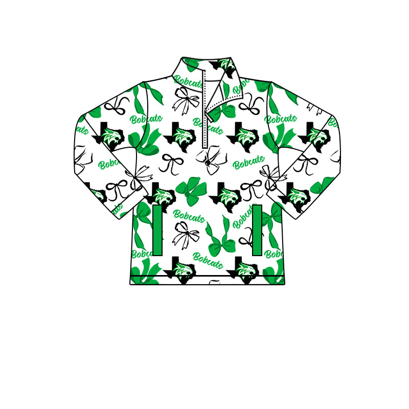 Custom moq 5 mix size milk silk summer teams baby girls clothes bow green hooded long sleeve pants sets and dress and top and hooded top and pant-25.8.12