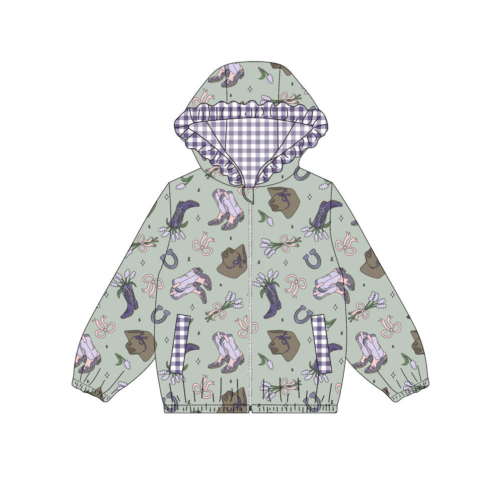 25.9.9 custom each style moq 5eta 4-6week Sibling Sisters bow boot baby girl hooded long sleeve top 2 match family design