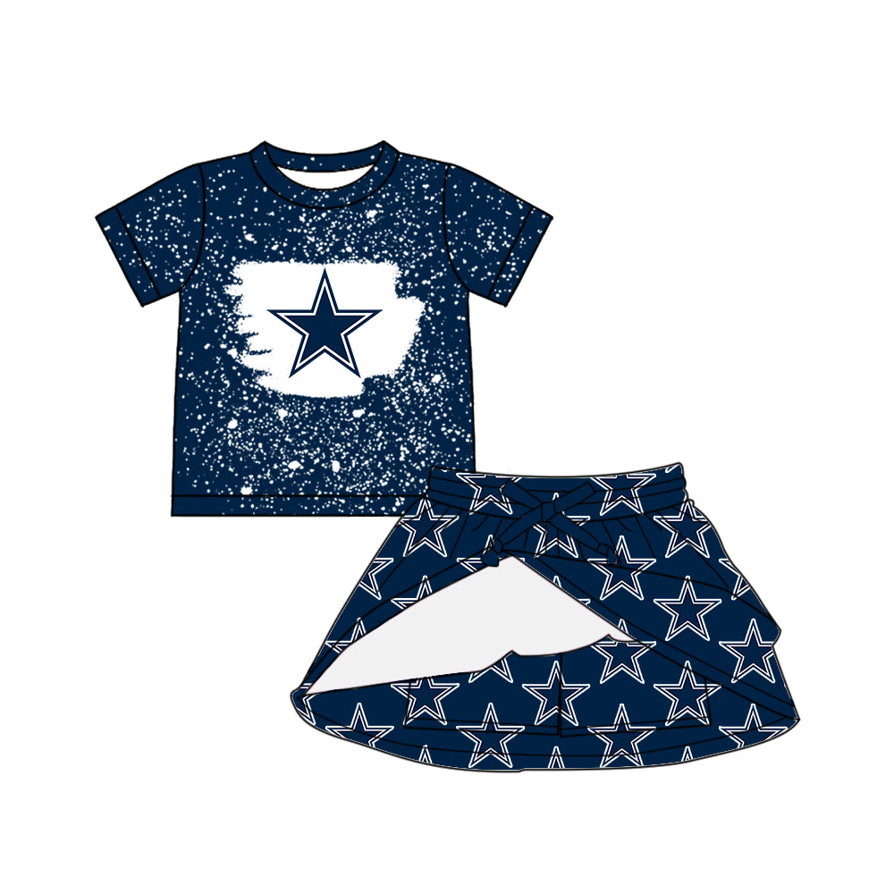 Custom moq 5 mix size milk silk summer teams baby girls clothes team blue sleeveless shorts sets and skirts sets and dress and jumpsuit-25.7.15
