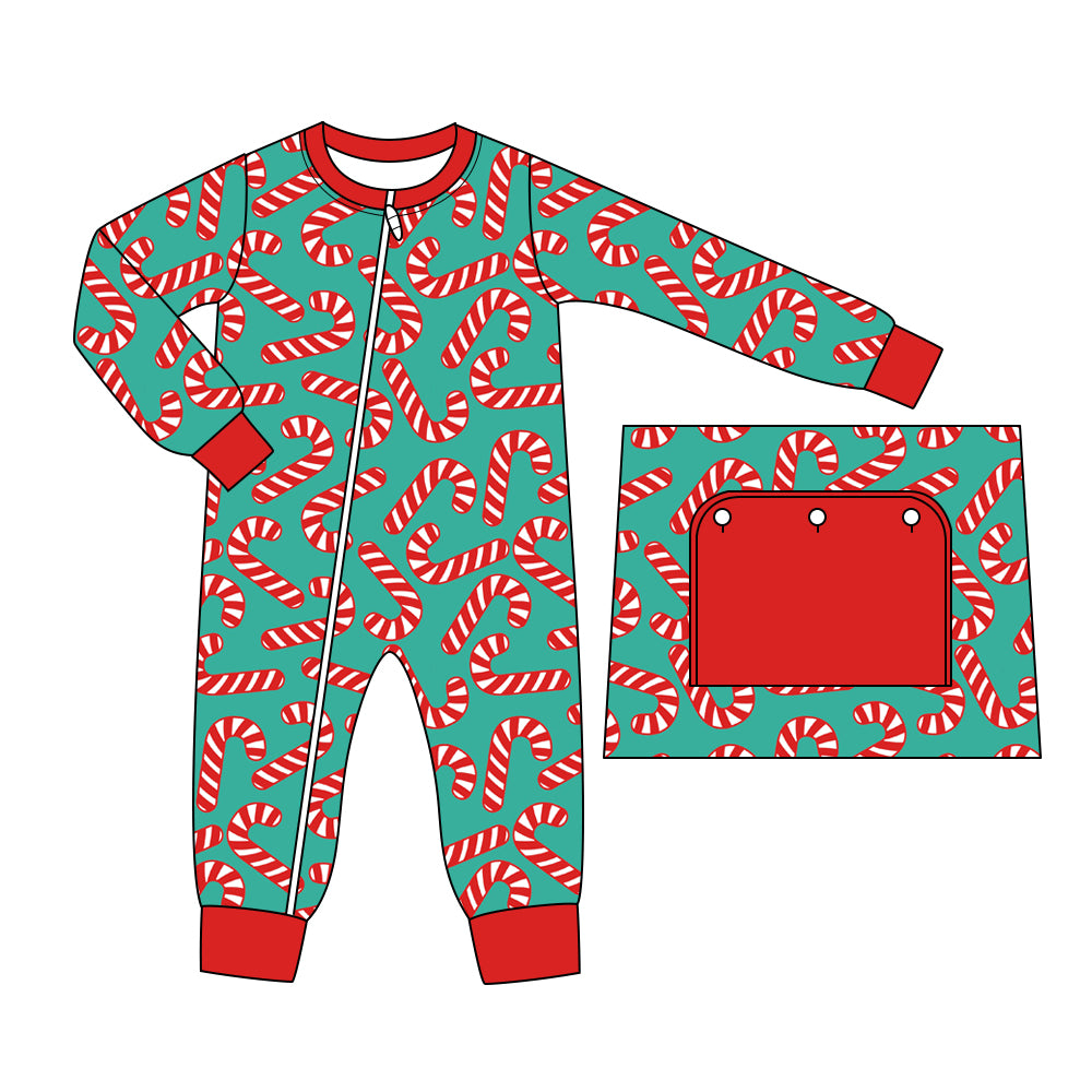 6.5 custom each style moq 5eta 4-6week Sibling Sister Christmas Cane red boys pajamas outfits and baby romper match family design