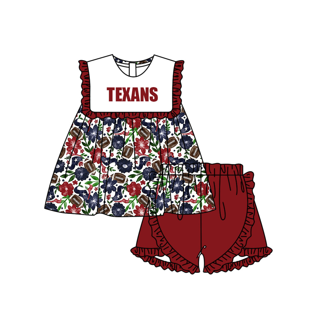 Custom moq 5 mix size milk silk summer teams Baby Girl Sleeveless Top And Red Shorts Set Sleeveless Skirt Set Yoga Dress Romper