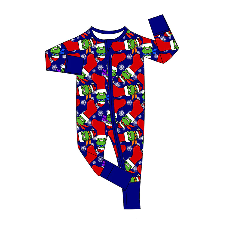 8.19 custom each style moq 5eta 4-6week Sibling Sister Christmas purple baby girl sets and rompers match family design