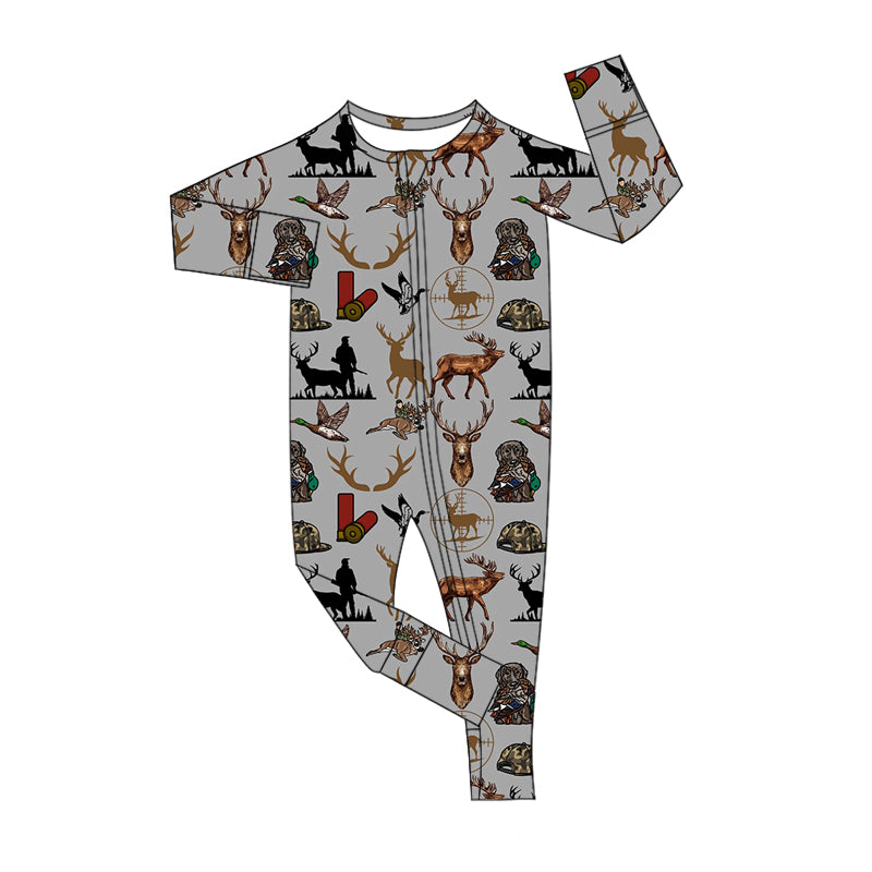 7.31 custom each style moq 5eta 4-6week Sibling Sister animal deer baby boys sets and rompers match family design
