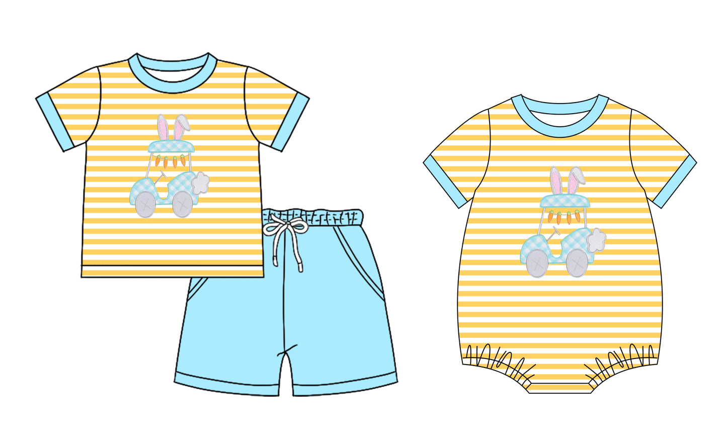 25.12.12 custom each style moq 5 eta 6-8week Sibling Sister easter baby boy short sleeve shorts sets and romper match design