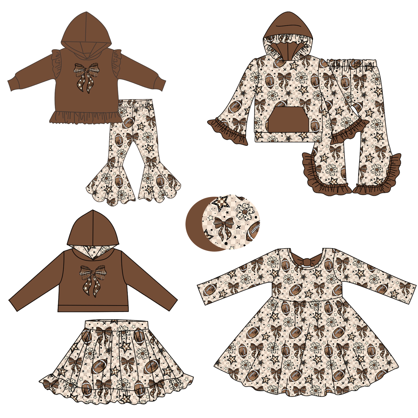 Custom moq 5 each style eta 6-7weeks baby girl clothes long sleeve pants sets 2 and skirts sets and dress-25.8.7