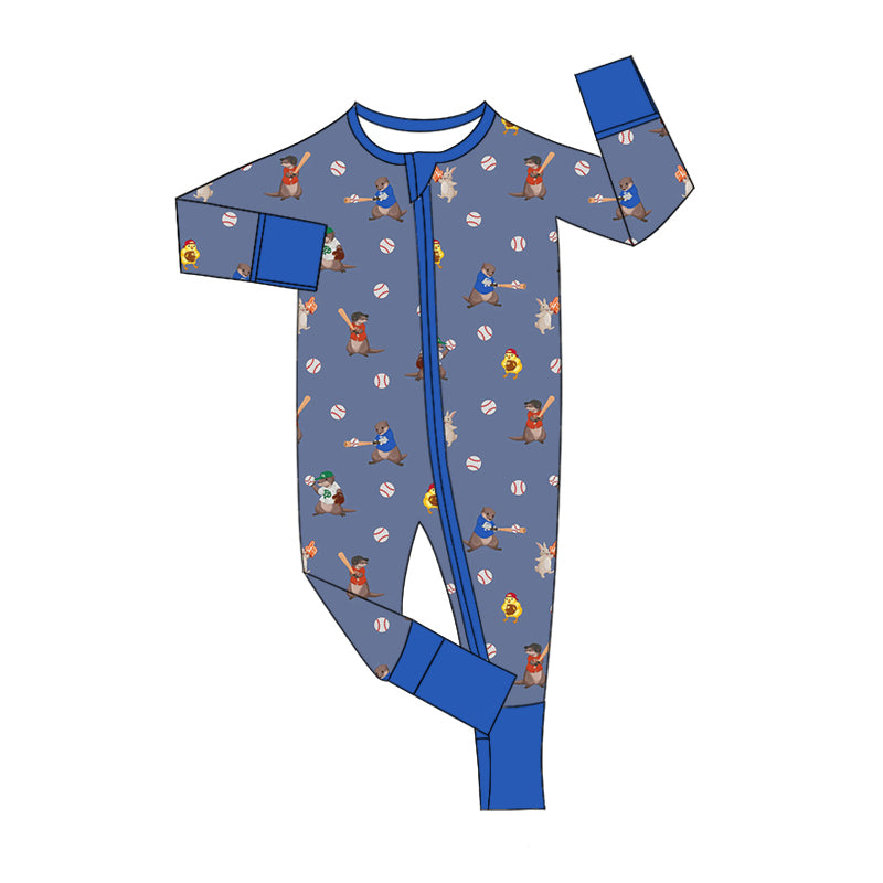 9.12 custom each style moq 5eta 4-6week Sibling Sister baseball baby boys sets and rompers match family design