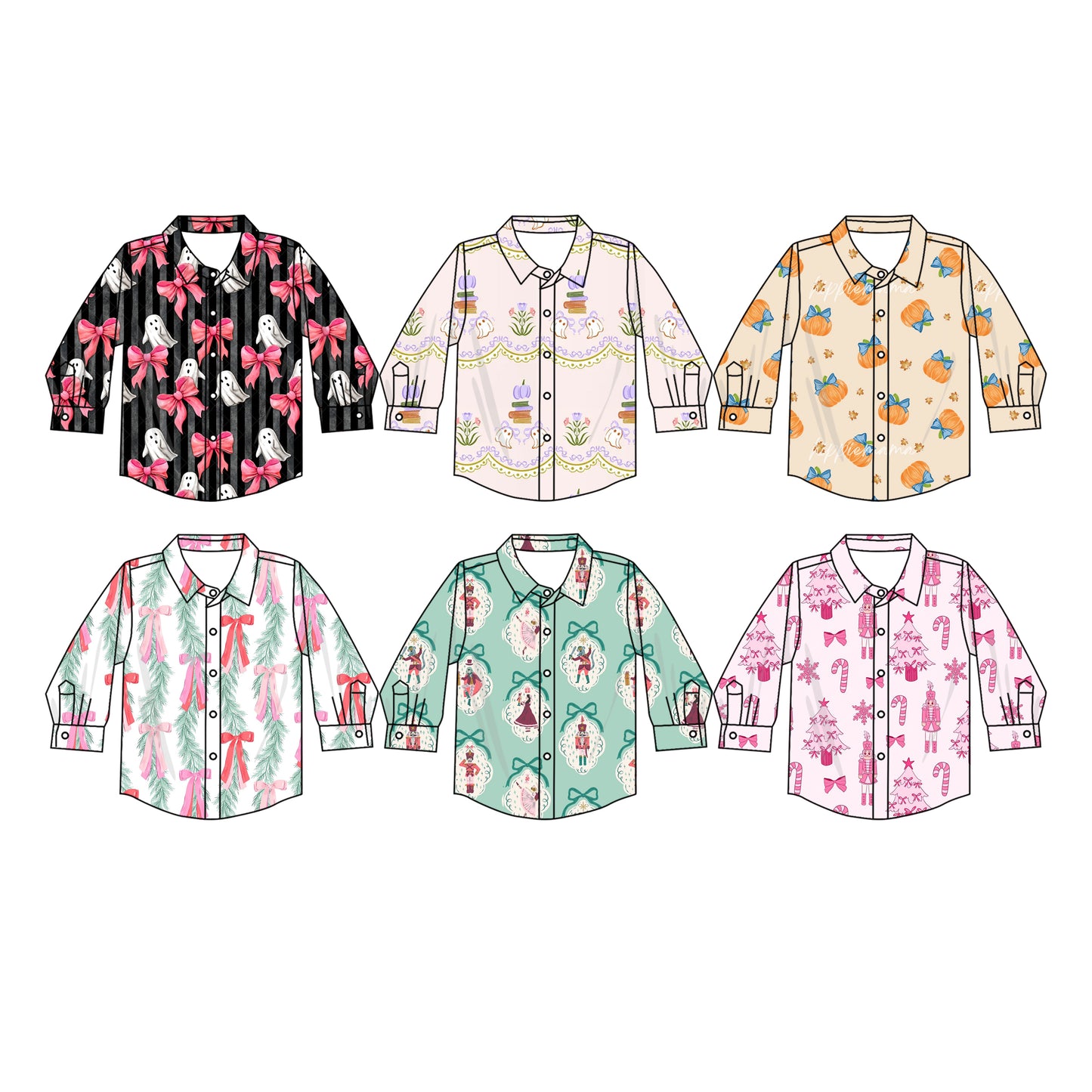 25.7.2 custom each style moq 5eta 4-6week Sibling Sister baby girl long sleeve top 1 and top 6 match family design