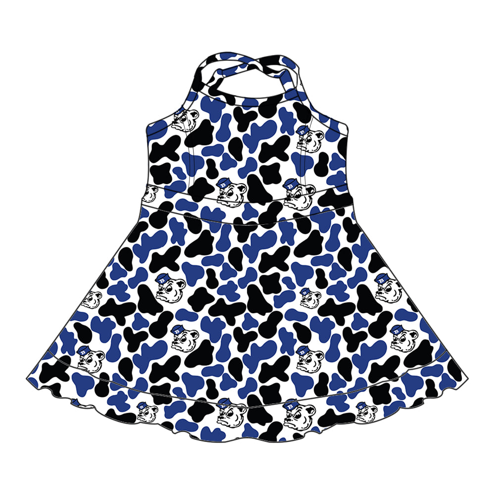 Custom moq 5 mix size milk silk summer teams baby girls clothes bow blue hooded long sleeve pants sets and skirts sets and dress 1 and dress 2 and top-25.8.5