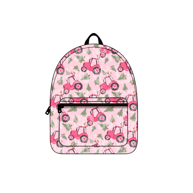 8.21 custom each style moq 5 eta 4-6weeks baby kids Christmas trees pink fashion backpack
