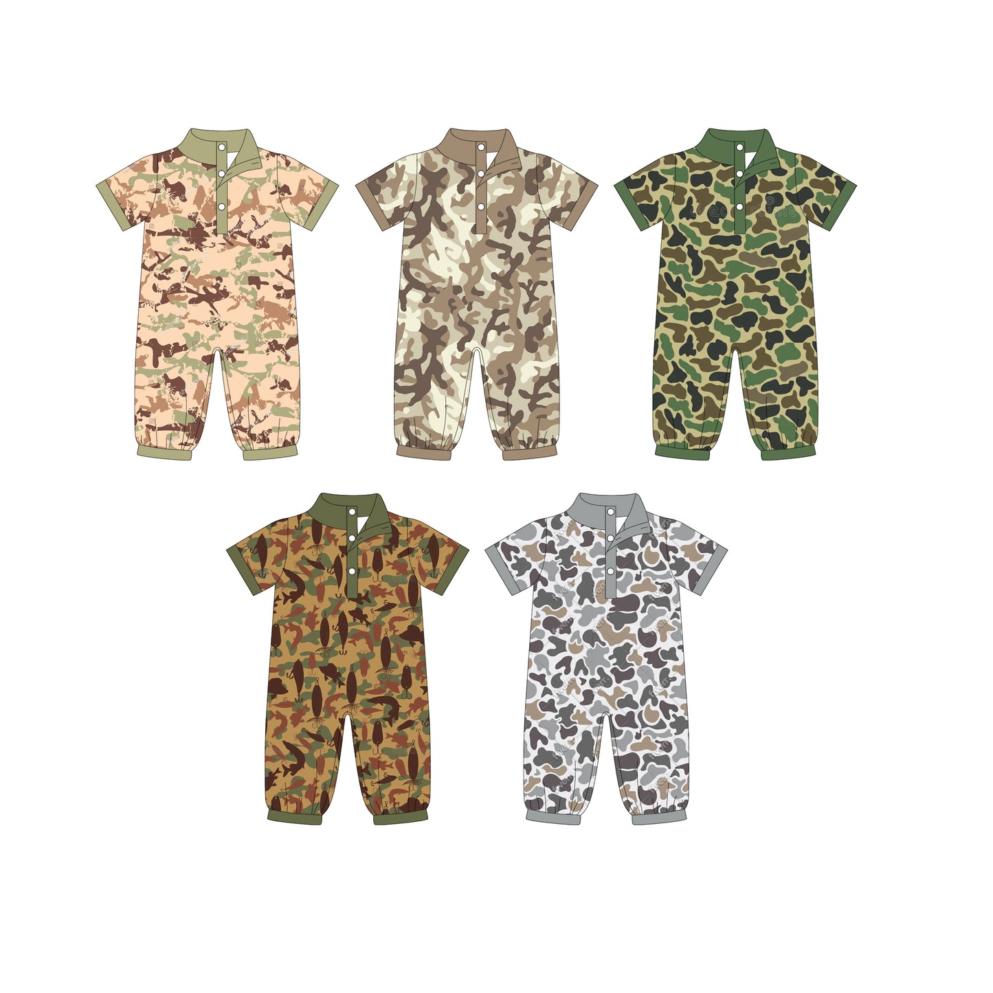 25.11.14 custom each style moq 5 eta 6-8week Sibling Sisters camouflage baby boy clothes short sleeve rompers 5 match family design