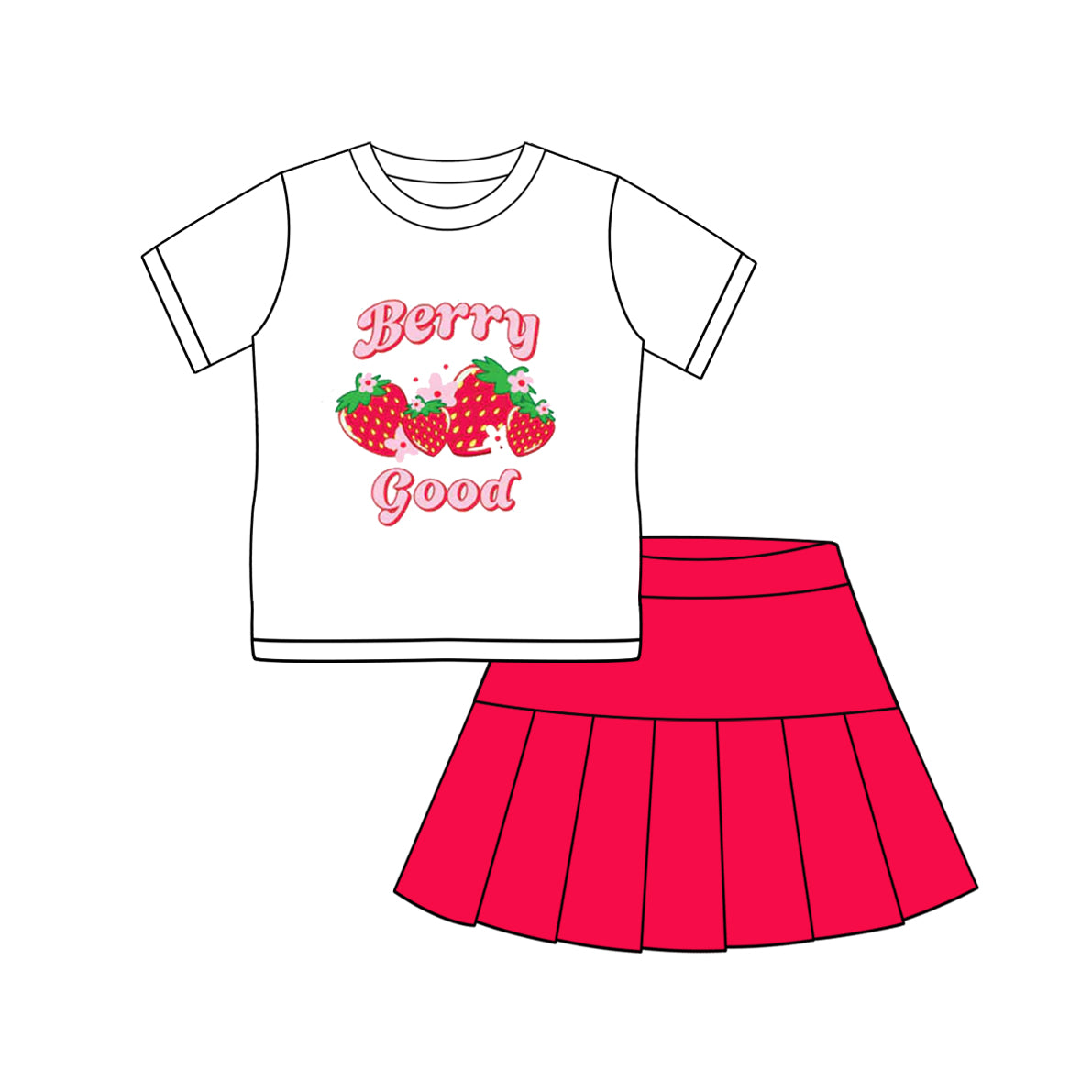3.7 custom each style moq 5eta 4-6week Sibling Sister strawberry baby girl short sleeve shorts sets and dresses match design