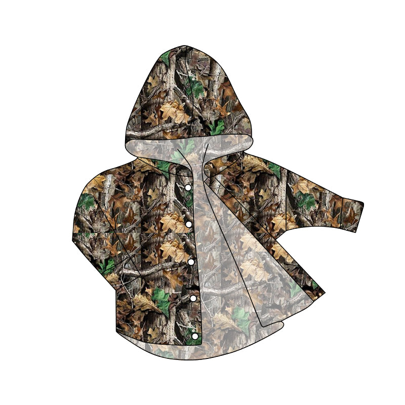 9.7 custom each style moq 5 eta 4-6week baby boys clothes camouflage button hooded long sleeve top