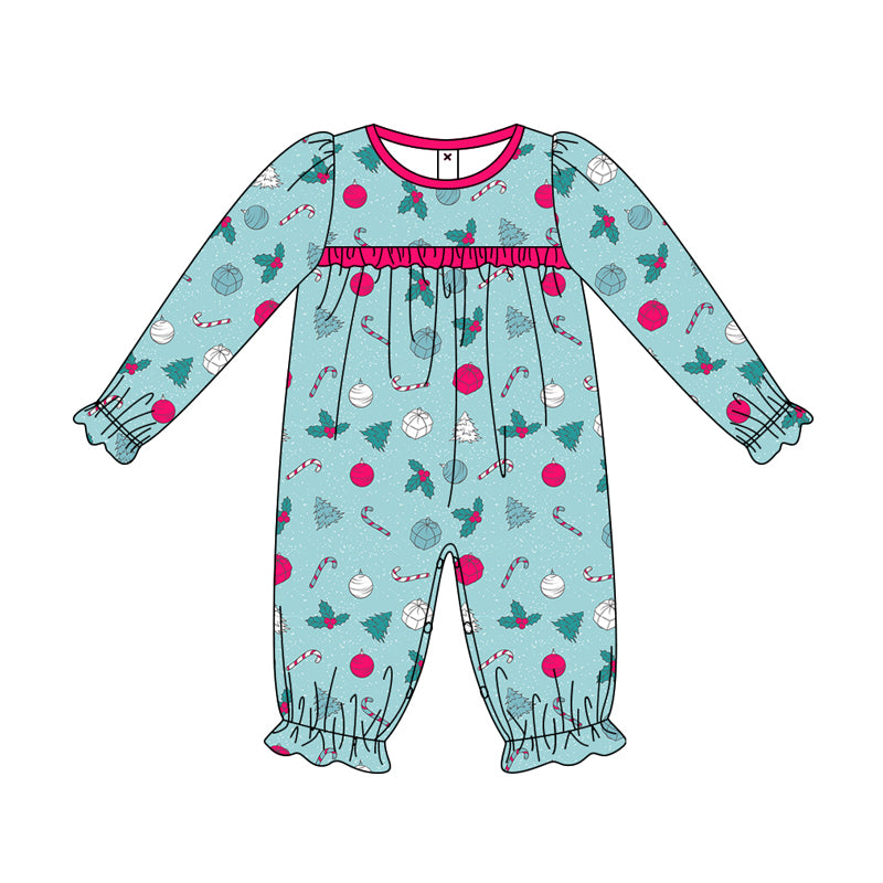 8.8 custom each style moq 5eta 4-6week Sibling Sister Christmas rose red baby girls sets and rompers match family design