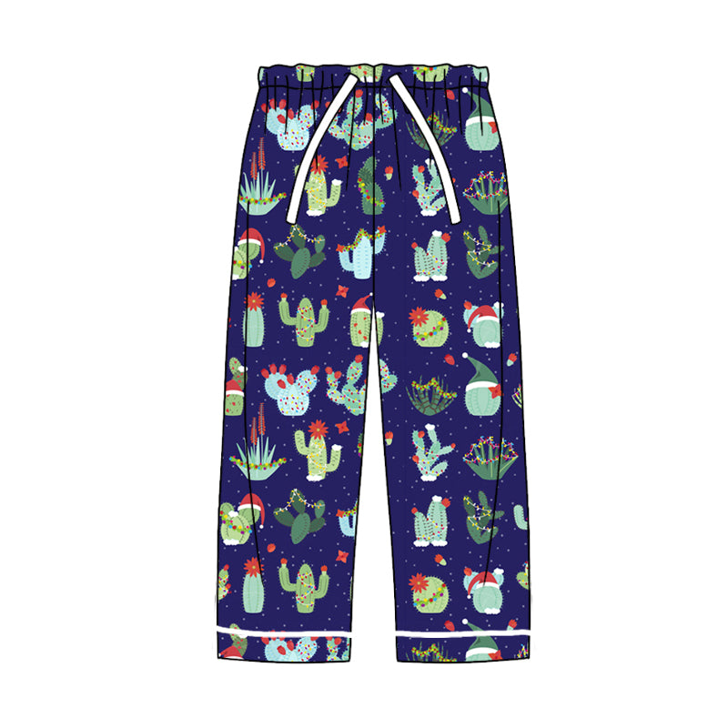 8.28 custom each style moq 5eta 4-6week adult clothes Christmas navy blue long pants adult man pants