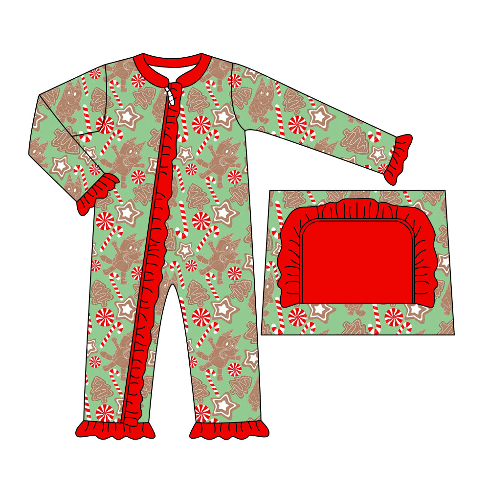 6.25 custom each style moq 5eta 4-6 week Sibling Sister Christmas baby girls outfits and romper match family design