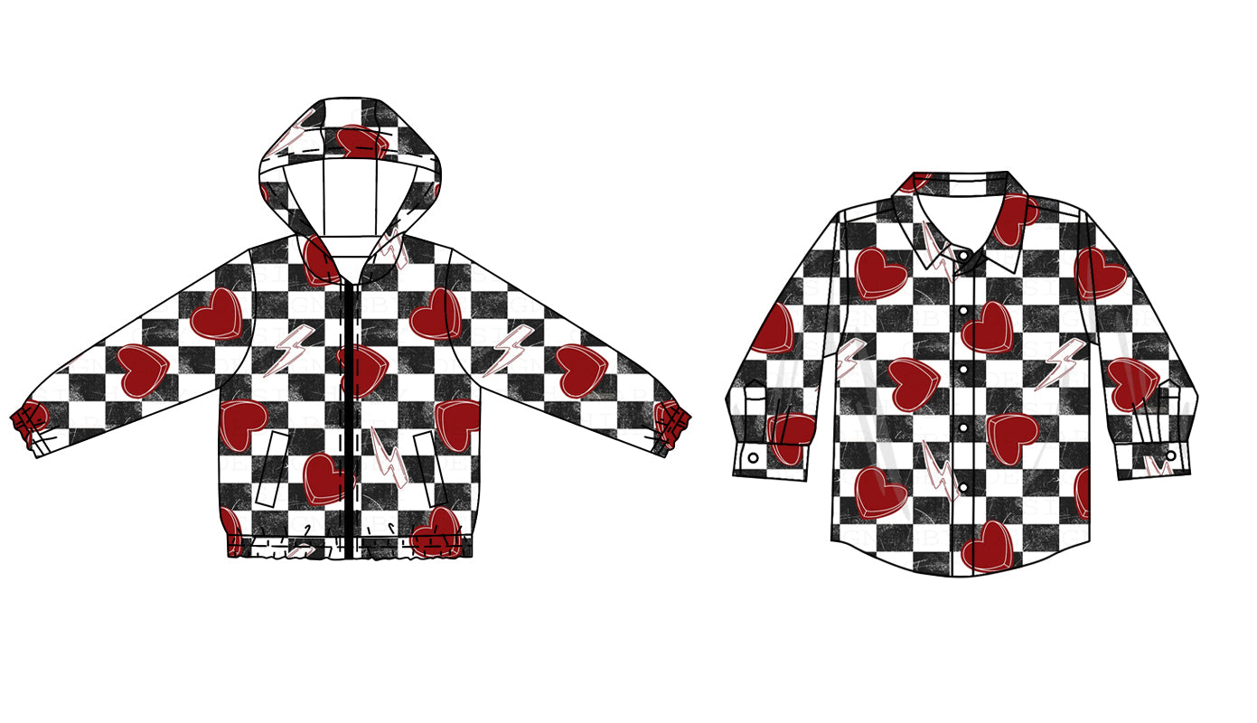 25.9.11 custom each style moq 5eta 4-6week Sibling Sisters love baby girl hooded long sleeve top 2 match family design