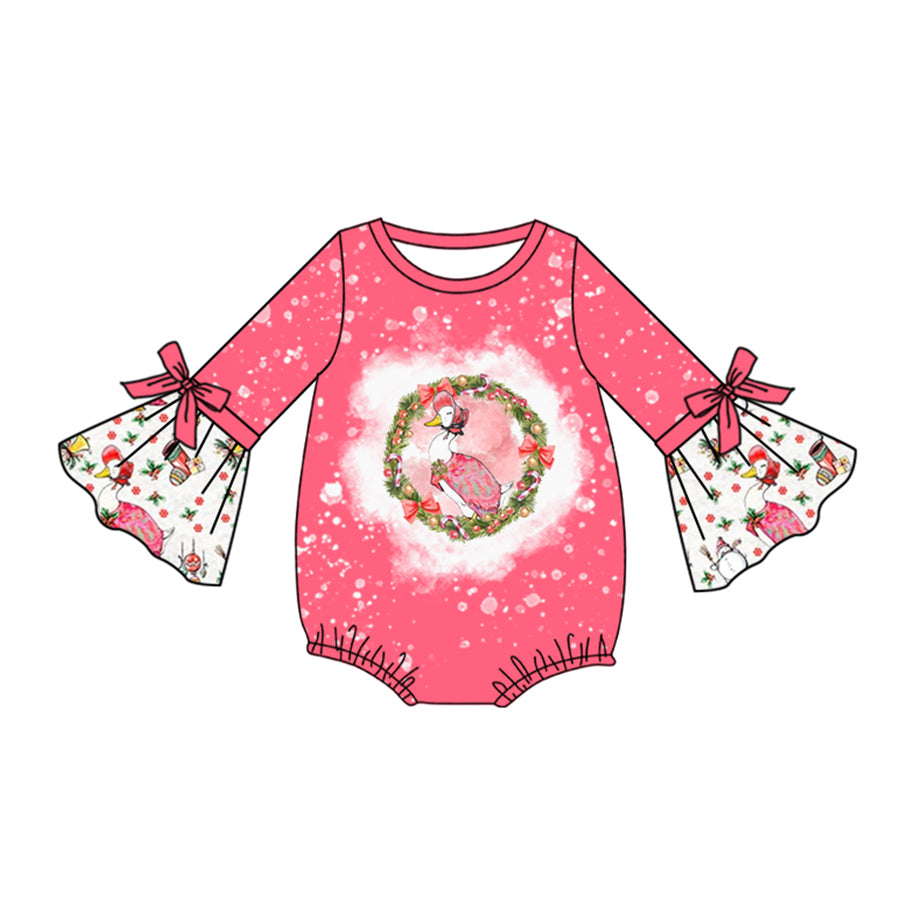 8.31 custom each style moq 5eta 4-6week Sibling Sister pink baby girls sets and rompers match family design