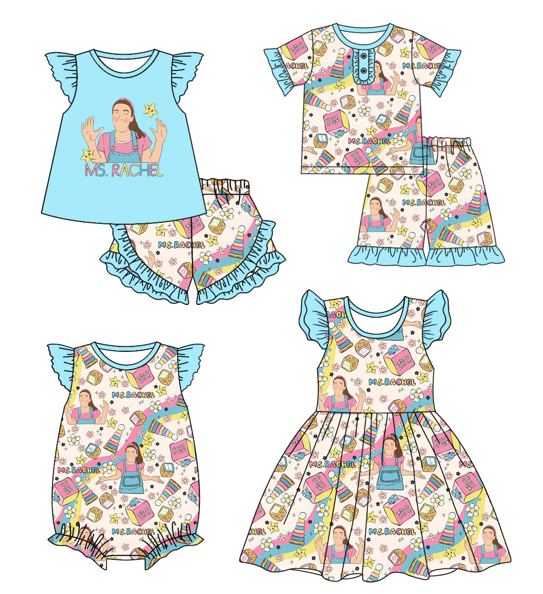 12.26 custom each style moq 5eta 4-6week Sibling Sister baby girl short sleeve shorts sets and sets 2 and girls romper and boy romper and dress match design