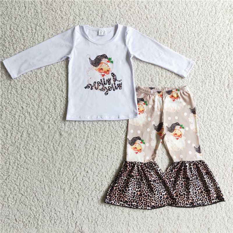 SALES NEW Santa white leopard set