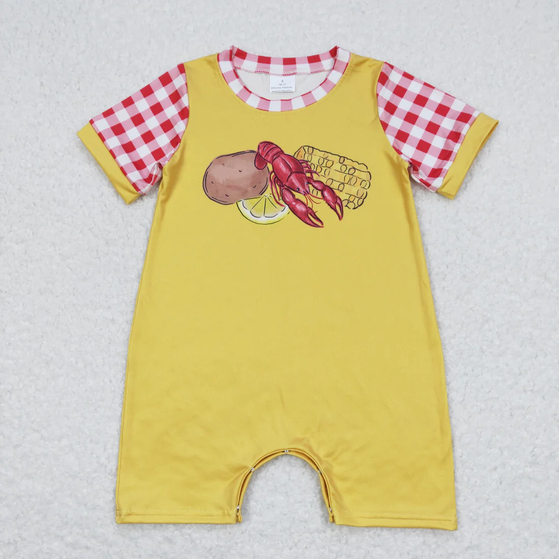 RTS NO MOQ sibling baby girls boys clothes potatoes short sleeve Clothes Sets and rompers