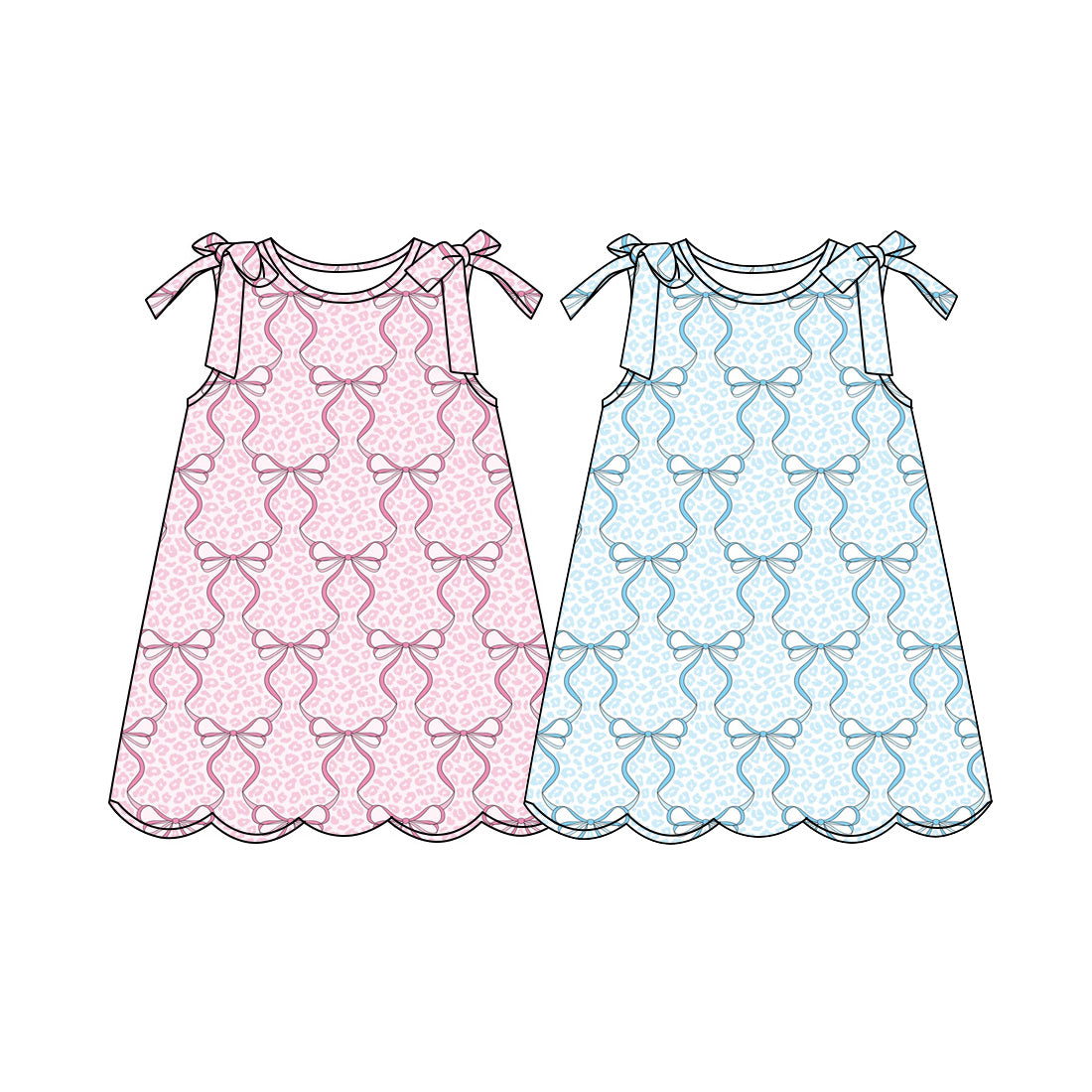 26.1.21 custom each style moq 5 eta 6-8week Sibling Sister bow baby short sleeve dresses 2 match design