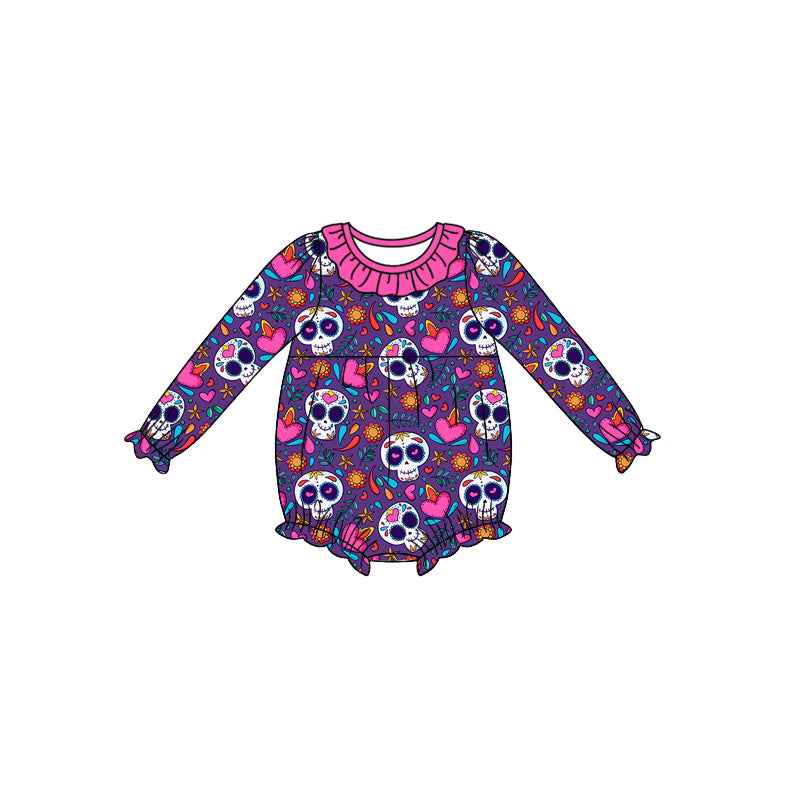 7.25 custom each style moq 5eta 4-6week Sibling Sister purple baby boys sets and rompers match family design