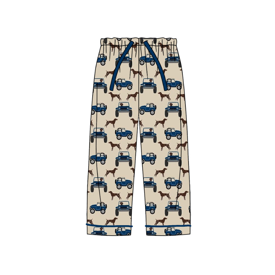 7.6 custom each style moq 5eta 4-6week adult clothes dog and cars adult man pants adult men