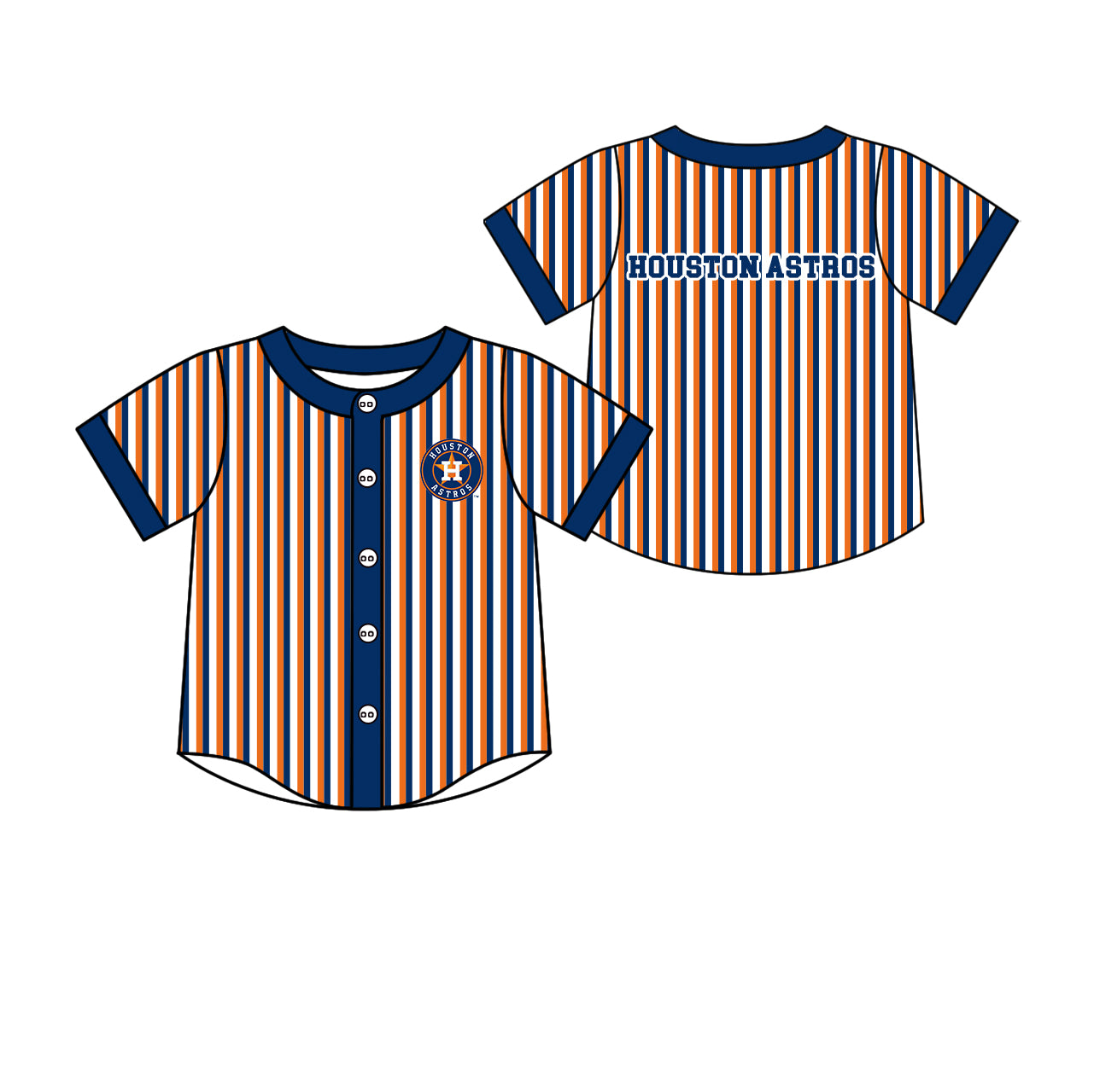 Custom moq 5 mix size milk silk summer teams Girls Navy Blue Long Sleeve Top Matching Short Sleeve Set Boys Tops