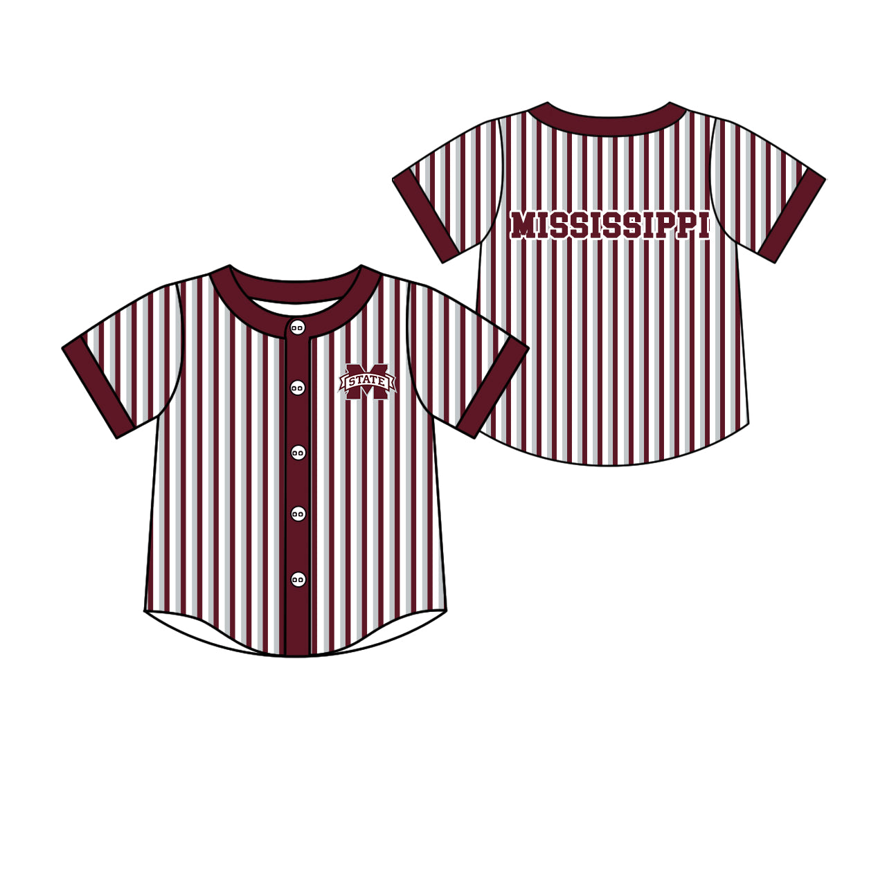 Custom moq 5 mix size milk silk summer teams Dark Red Girls Long Sleeve Top Matching Short Sleeve Set Boys Tops