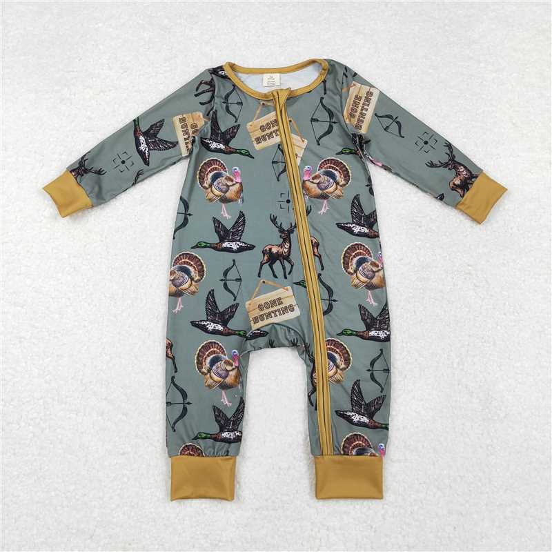 RTS NO MOQ Sibling Baby boy boy clothes modal long Sleeve Romper Mixed Sizes