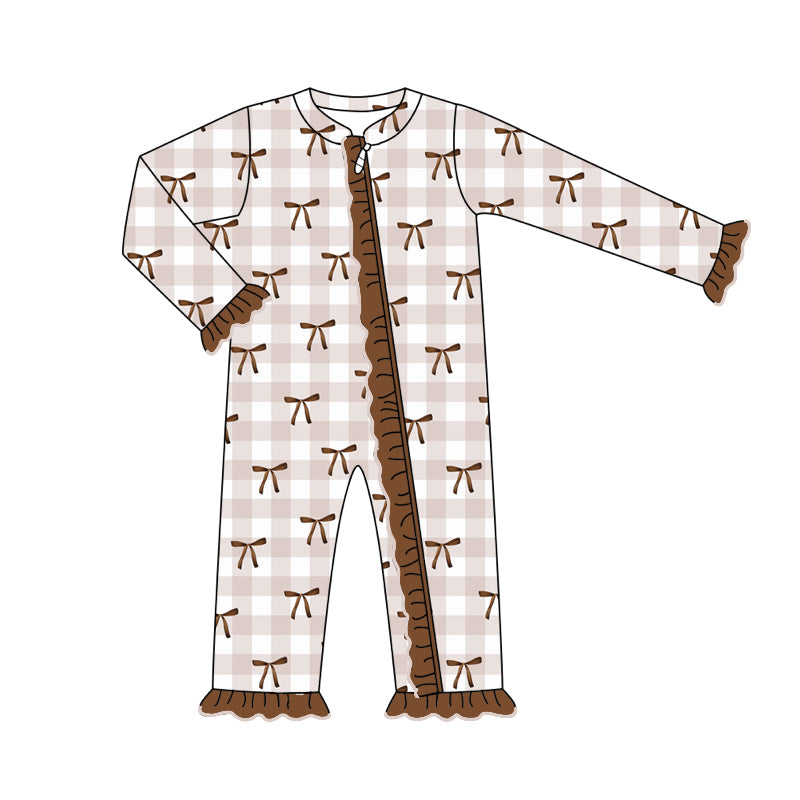 8.2 custom each style moq 5eta 4-6week Sibling Sister bow baby girls sets and dress and rompers match family design
