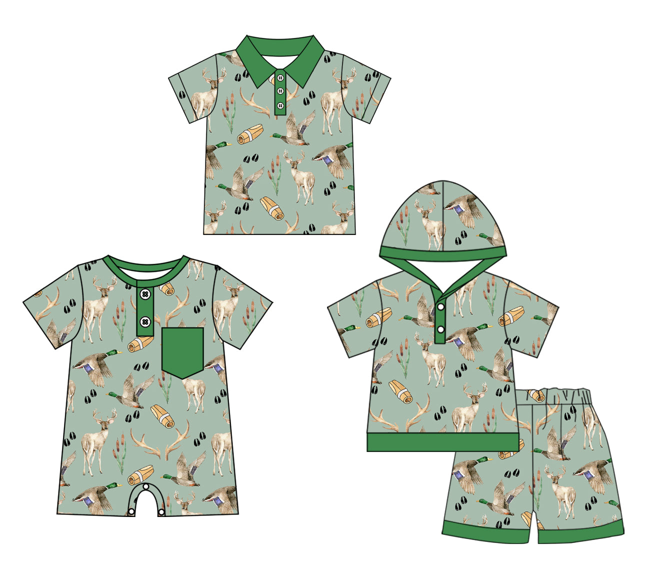 11.22 custom each style moq 5eta 4-6week Sibling Sister duck baby boy short sleeve shorts sets and boy romper and top match design