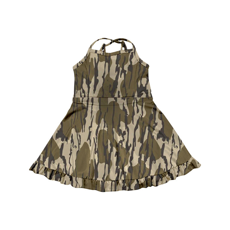 7.3 custom each style moq 5eta 4-6week camouflage Yoga Clothes baby girls clothes swimsuit