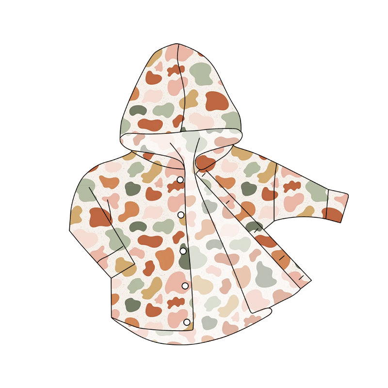 9.7 custom each style moq 5 eta 4-6week baby boys clothes camouflage button hooded long sleeve top