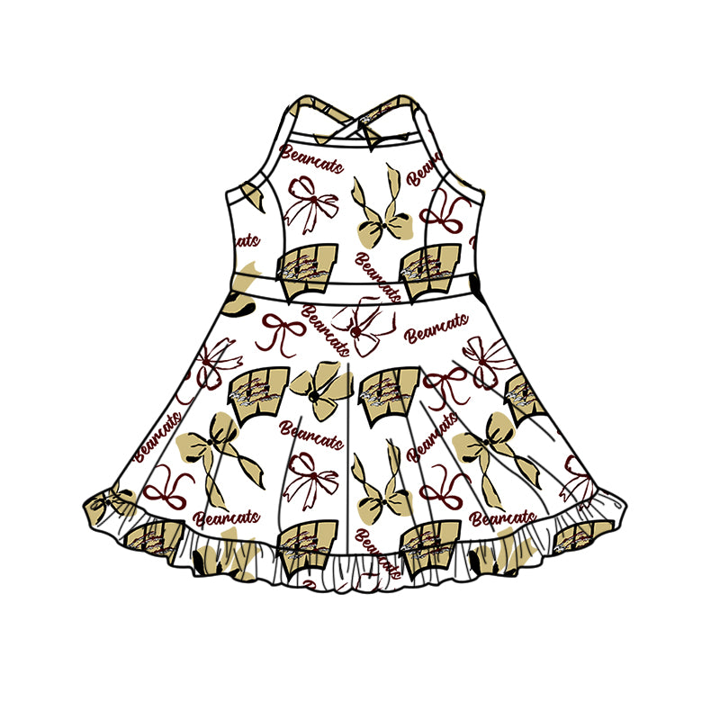 Custom moq 5 mix size milk silk summer teams baby girls clothes bow khaki hooded long sleeve pants sets and boy sets and dress and hooded top and pant-25.8.16