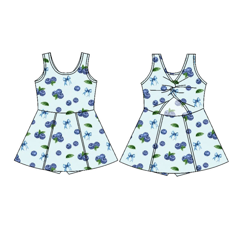 custom moq 3 eta 6-8weeks baby Girls clothes Short Sleeve Shorts Climbing Suit yoga dress