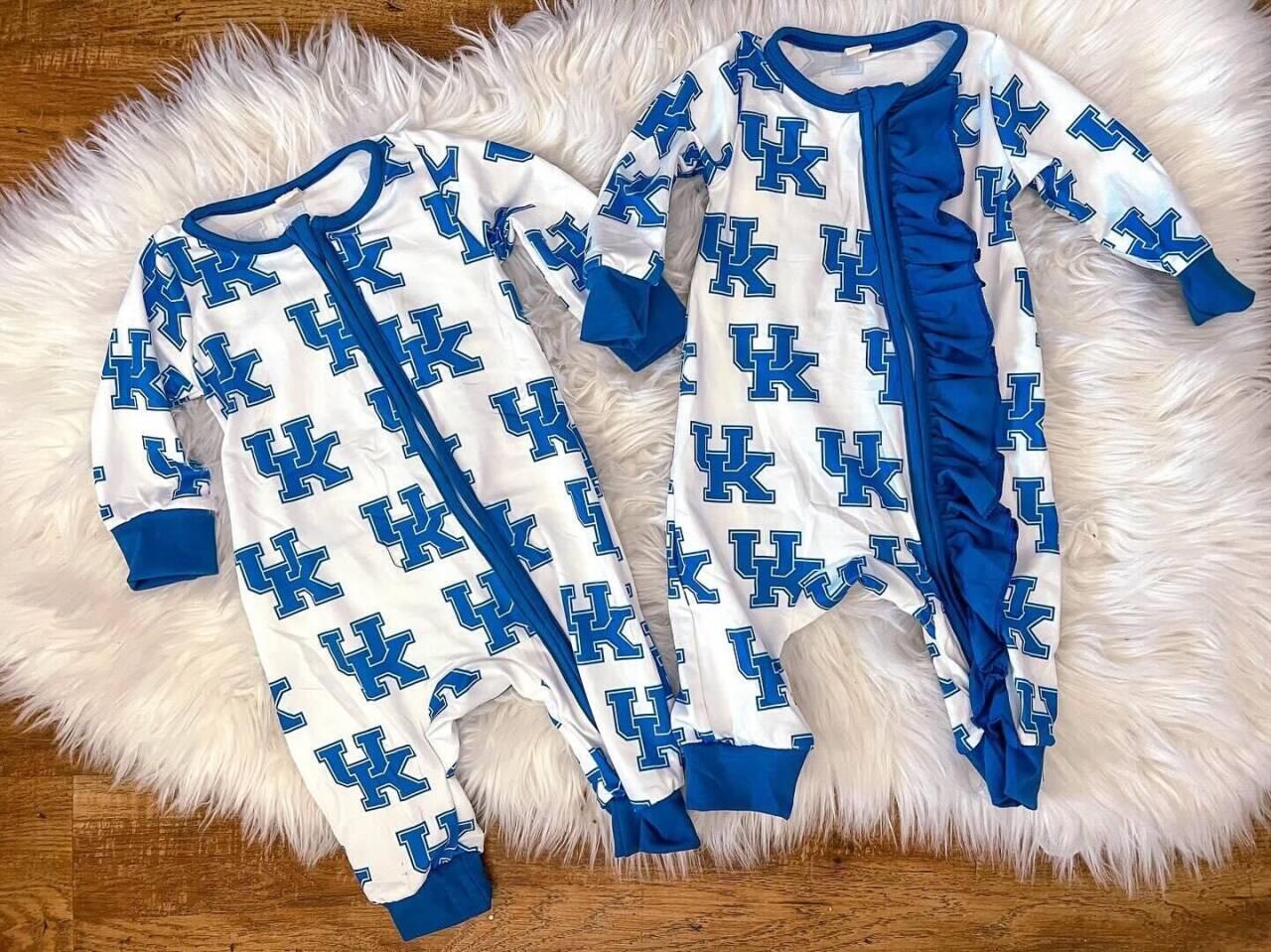 Boys long sleeve romper UK print moq 5