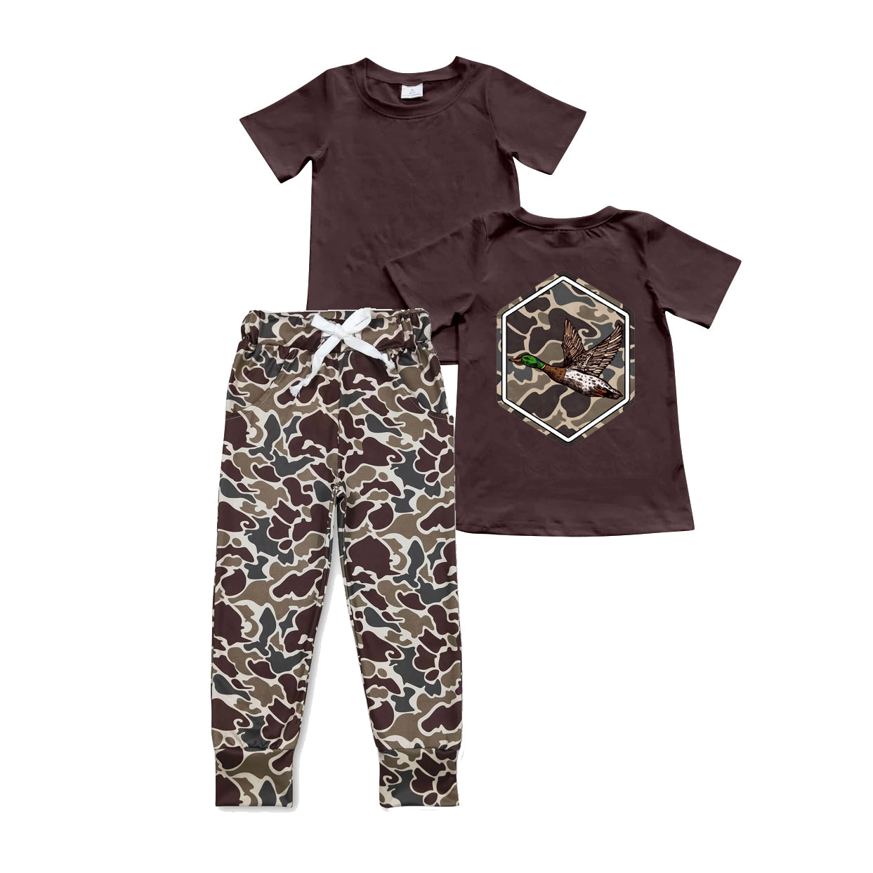 11.2 custom each style moq 5eta 4-6week Sibling Sister camouflage baby girls short sleeve pants sets 1 and boy short sleeve pants sets 2 match design