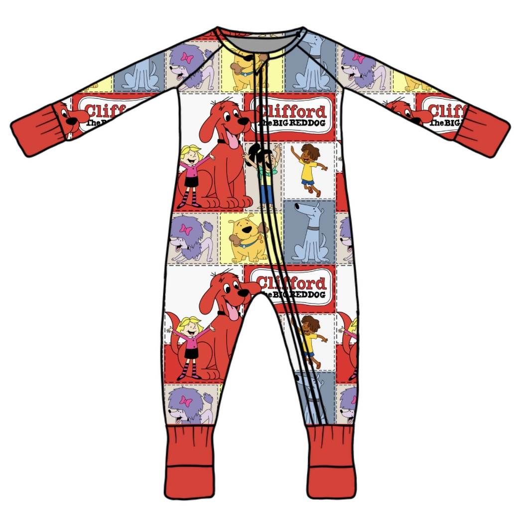 Custom moq 5 mix size milk silk Red Plaid Long-Sleeved Baby Boys Pajama Set with Matching Long-Sleeved Romper