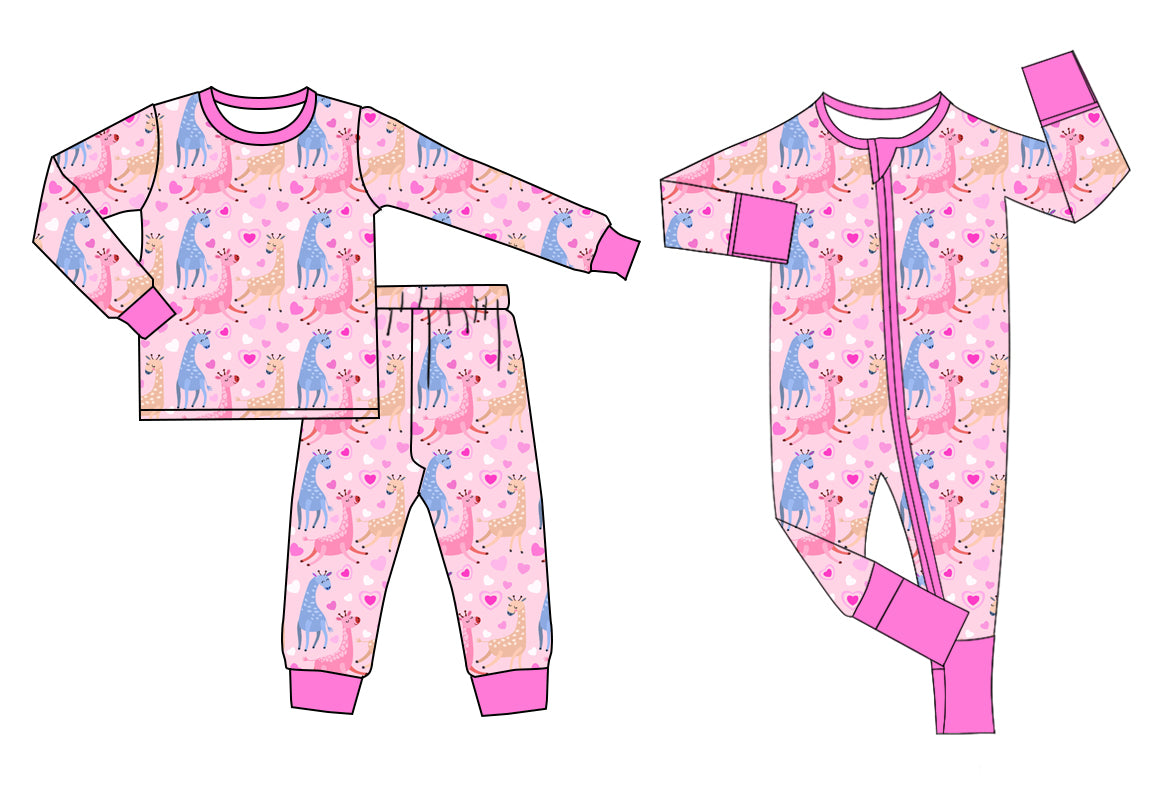 11.3 custom each style moq 5eta 4-6week Sibling love pink baby girl sets and rompers match family design