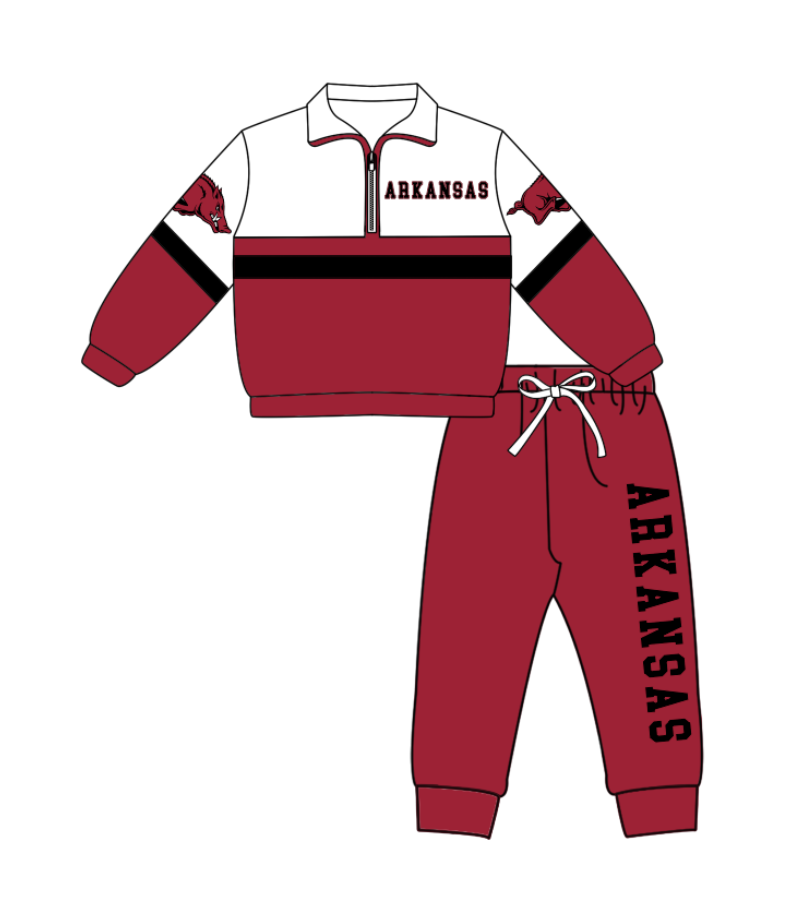 Custom moq 5 mix size yoga fabric dark Red zip-up jacket, long-sleeved shirt, and trousers set