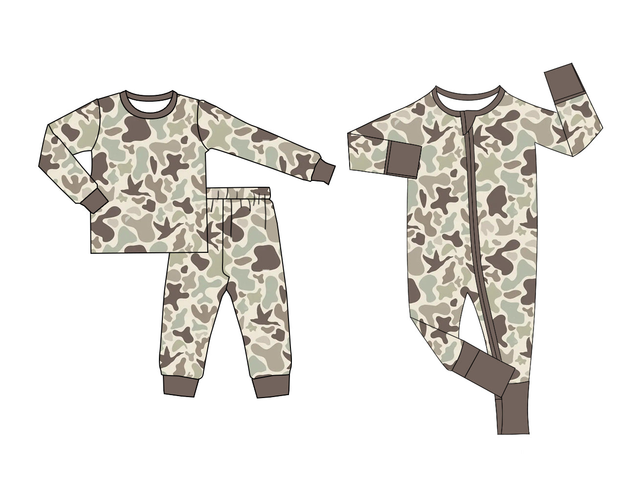 25.5.20 custom each style moq 5eta 4-6week Sibling Sisters Camouflage baby boy long sleeve pants sets and rompers match family design