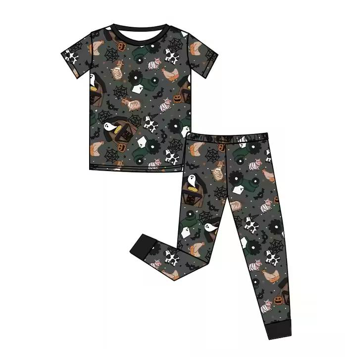 Custom moq 5 each style eta 6-7weeks baby boy clothes short sleeve pants set-25.8.7
