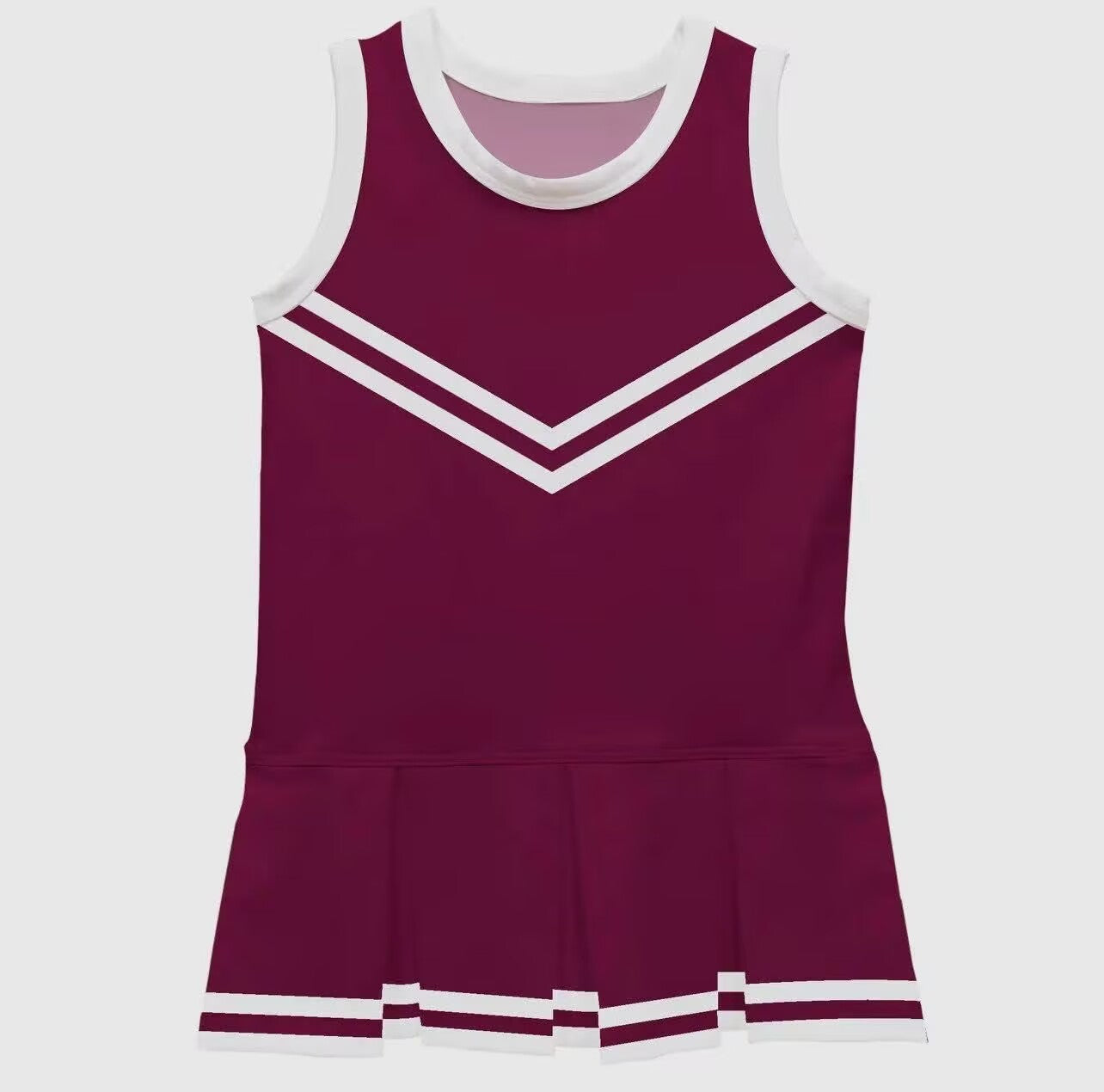 Custom moq 5 each style eta 6-7weeks baby girl clothes team brick red sleeveless dress-25.9.4