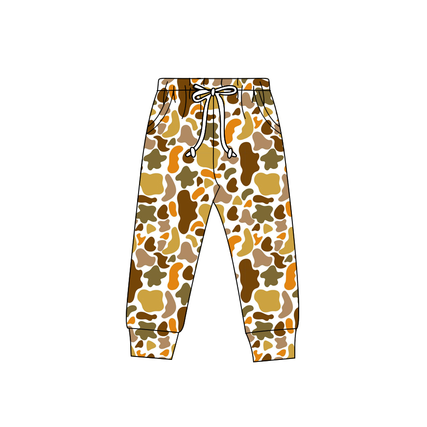 Custom moq 5 each style eta 6-7weeks baby boy clothes camouflage long sleeve pants sets and top and pants-25.8.5