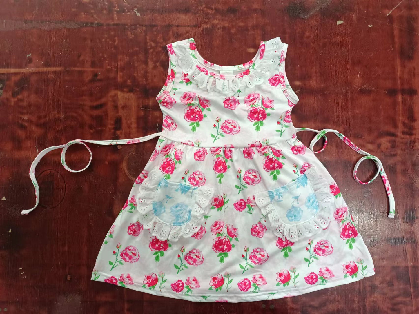 custom moq 5 eta 5weeks Summer Girl Flower Girls summer dress