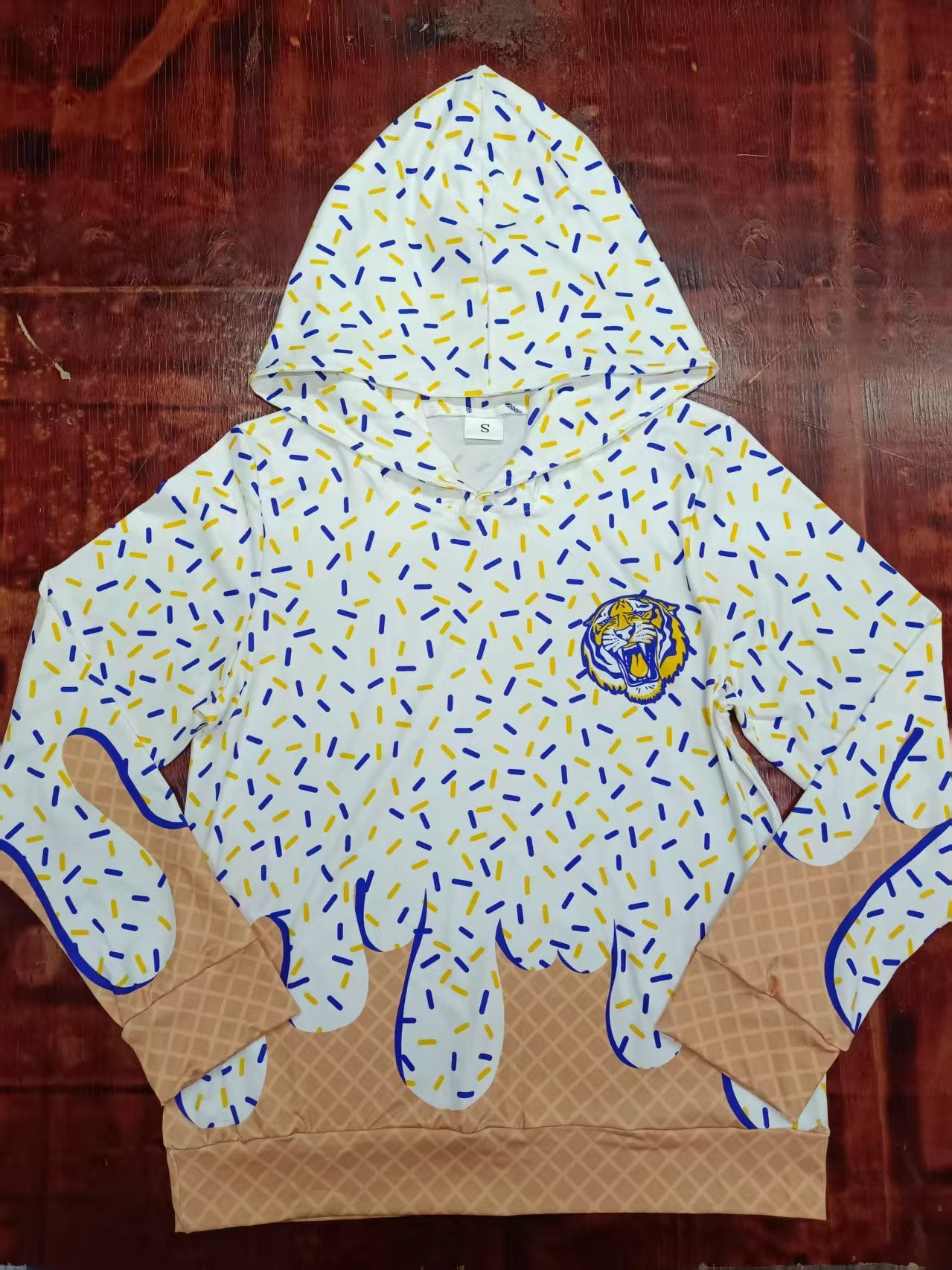 Custom moq 3 eta 6-7weeks kids clothes team hooded long sleeve top-25.5.9