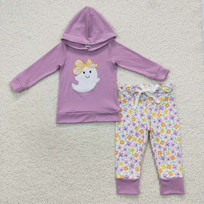 RTS Sibling baby boy and girls clothes hooded long Sleeve pants sets