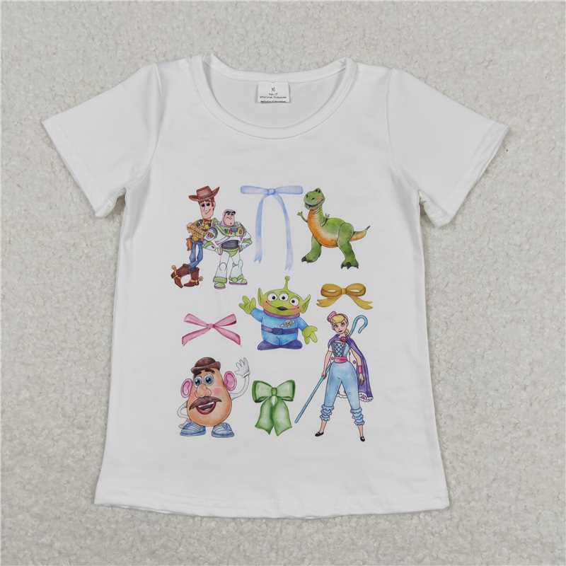 SALES NEW Baby Girls Short Sleeve Shirt Tops Cotton Blend Comfortable Soft Fabric Infant Outfit for Playtime And Everyday Wear